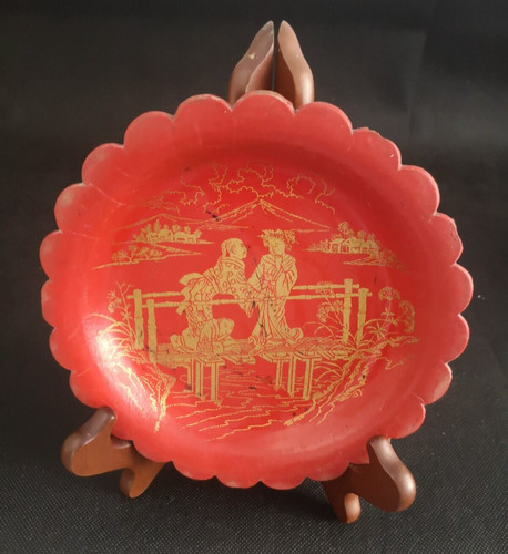 Rare ancienne assiette - , en