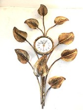 Grand Horloge Murale Feuilles