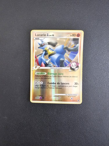 Carte pokémon lucario 111 - carte,