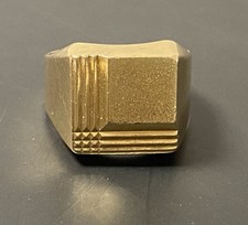 Ancienne bague chevalière or 18carats bijoux bague en or massif 18carats Noel