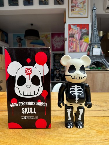 Bearbrick 400 horror skull - bearbrick,