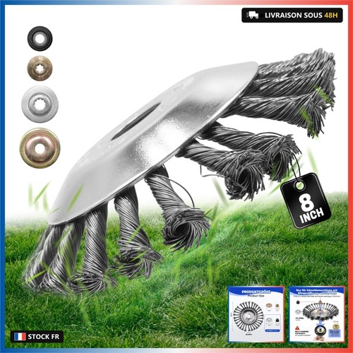 Tete brosse debroussailleuse - brosse,