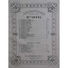 LOÜEL Hippolyte La Lionne Piano ca1880