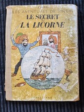 Tintin Dos Blanc- Le Secret de la Licorne - A20 - EO de 1943