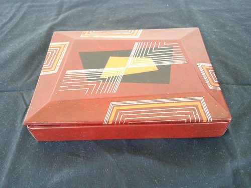 Boite cigarettes art deco - a,