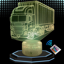 Lampe chevet 3D LED Camion