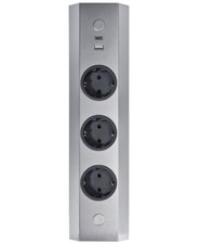 Prise de Cuisine 3-fach Inox