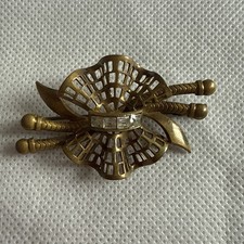 Broche Ancienne Plaque Or