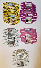 TINTIN 5 SERIES COMPLETES . 50 BAGUES DE CIGARE .MURILLO .HERGE