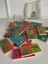 Jeu de Dominos en bois 28 pièces Eveil et jeux avec notice et pochette