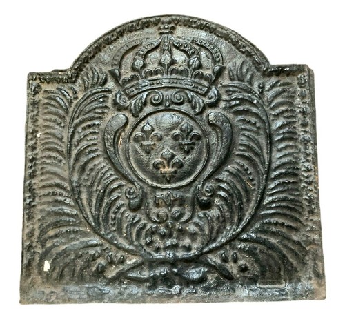 Plaque cheminée fonte - cheminée,