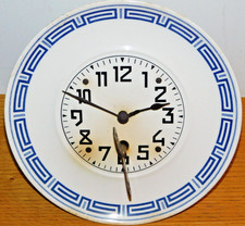 G.B GB ANCIEN horloge MONTRE mural CERAMIQUE assiette PENDULE COMTOISE mecanisme