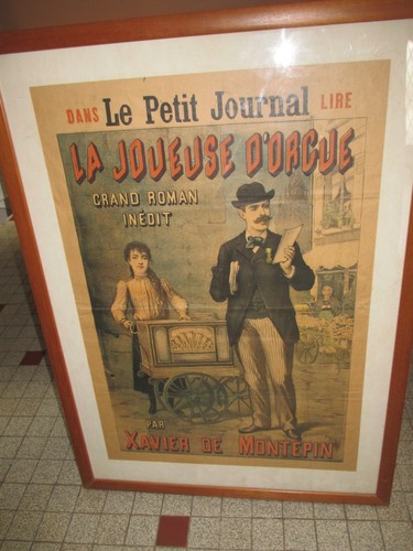 Ancienne affiche joueuse - affiche:, la