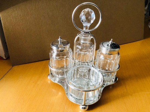 Set table condiments métal - set,