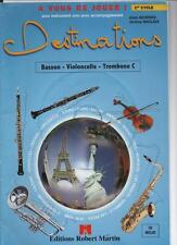 DESTINATIONS Basson Violoncelle Trombone C 1er cycle + CD - Bodenes / Naulais -