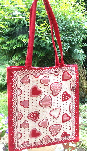 Sac fourre tout tapisserie - sac, en