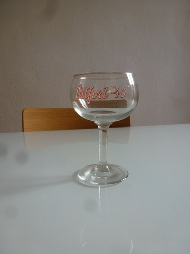 Ancien verre biere - ancien, emaille