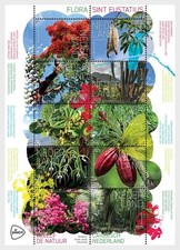 netherlands ca 2025 flowers plants orchids cactus kapok tree flamboyant 10v FULL