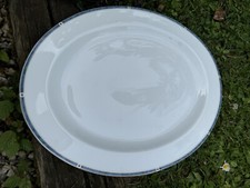 1 Grand Plat Ovale Bernardaud Gemme Bleu  Porcelaine De Limoges