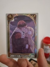 Foil CP Lucy heartfilia Natsu carte Trading Card fairy tail officiel Transparent