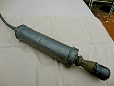 ANCIEN CANISTER EN ÉTAIN  DITE CANULE D’INSÉMINATION OU LAVEMENT POUR ANIMAUX