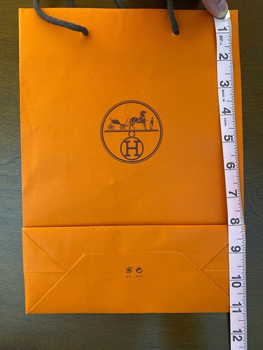 Hermes paper bag orange - bag,
