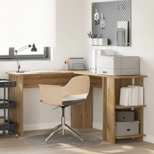 Bureau angle avec étagère - d'angle,