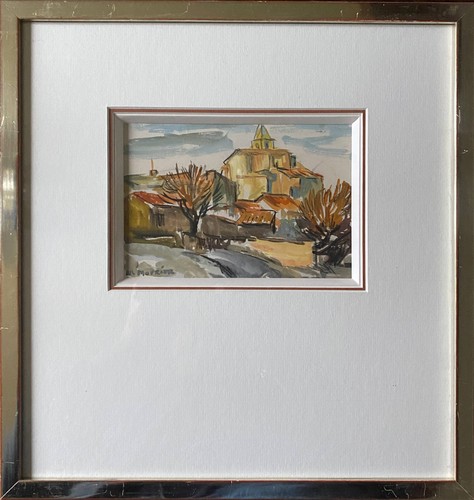 Tableau aquarelle mourier - aquarelle,