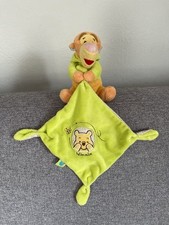 doudou plat tigrou déguisé lapin vert orange jaune disney nicotoy  ttbe