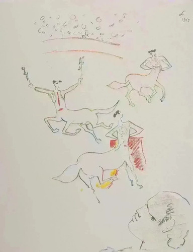 Jean cocteau lithographie - jean,
