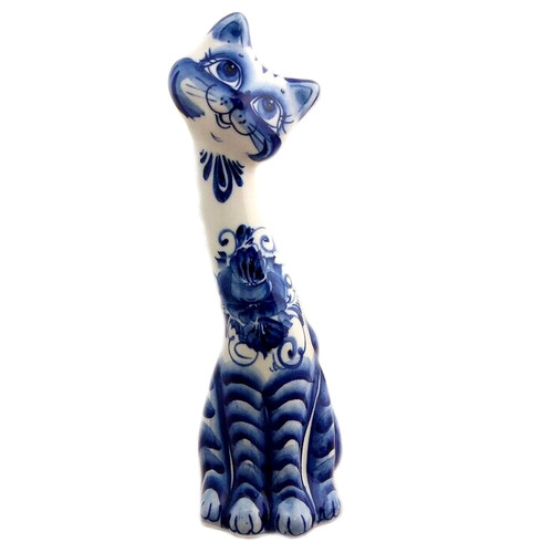 Grande figurine statuette chat - figurine,
