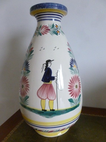 Imposant vase ventru ceramique - imposant,