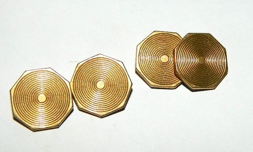 Paire boutons manchettes - boutons, de