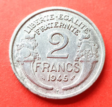 * PIECE de 2 FRANCS - FRANCE - 1945 C - MORLON -