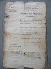 Très rare Ordre de Service