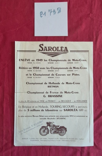 21738 sarolea - n°21738,