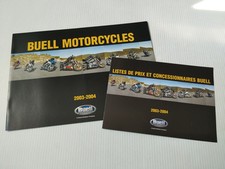 Buell XB12S, XB9S, XB12R, XB9R de 2003-2004 Prospectus Catalogue Brochure Moto