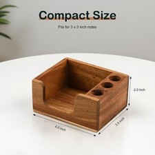 Porte-bloc-notes en bois
