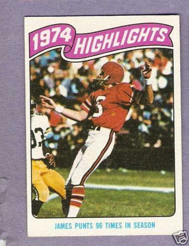 1975 topps 455 john james - 1975,