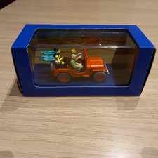 Voiture Tintin Jeep Willys