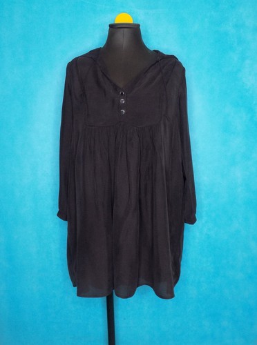 Tunique robe ample noire - robe,