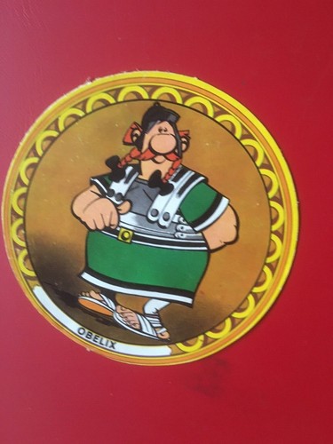 Autocollant obelix dargaud - autocollant ,