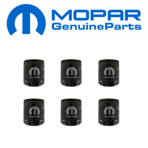 Mopar filtre huile kit - 6x,