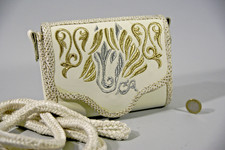 SABRETACHE,  SAC  EN CUIR