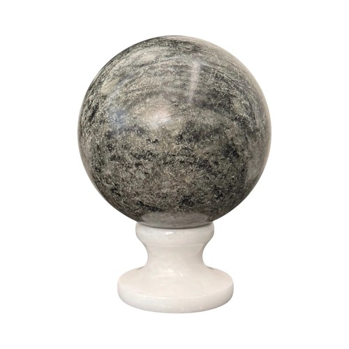 Sphère granit vert pierre - sphère,