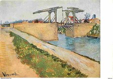 Art - Peinture - Vincent Van Gogh - le pont-levis - Carte Neuve - CPM - Voir Sca
