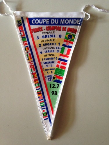 Fanion coupe monde 1998 - fanion,