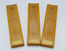 LOT DE 3  PRÉSENTOIRS COFFRETS  PRÉSENTATION INDIVIDUELS  POUR  MONTRE EN BOIS  