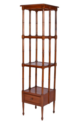 Etagère verticale acajou - verticale,