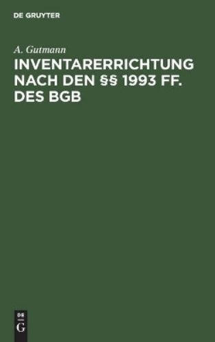 Gutmann inventarerrichtung - a,